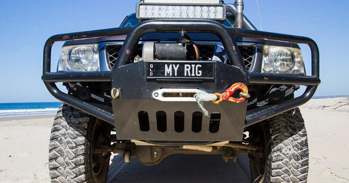 Personalised Plates Queensland | Going Across Country with MY RIG